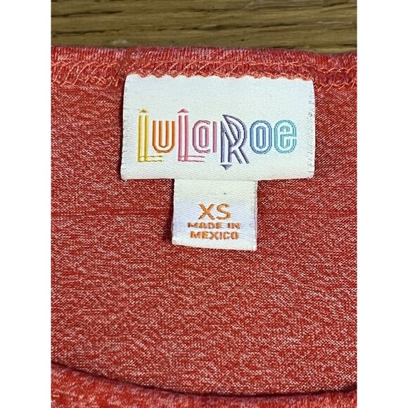 Lularoe Hi Low Women’s Size XS Short Sleeve Shirt Preppy Loungewear Colorful‎ - Picture 3 of 8